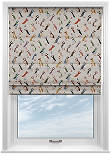 Puffin, Driftwood - Roman Blind